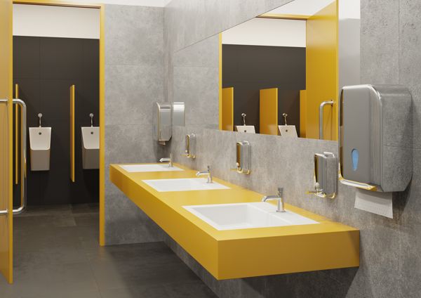 Estetyczna i funkcjonalna łazienka w obiektach użyteczności publicznej