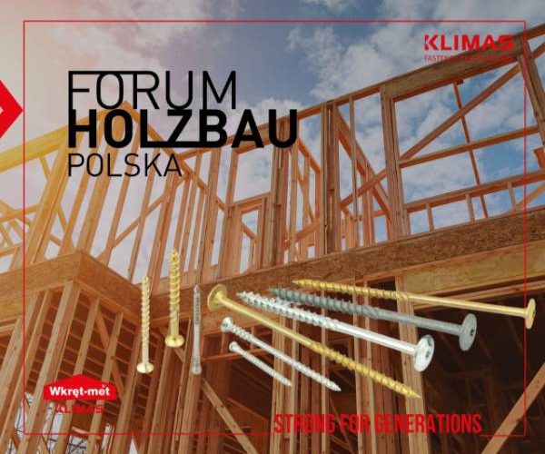 Klimas Wkręt-met wśród profesjonalistów konstrukcji drewnianych na Forum Holzbau Polska