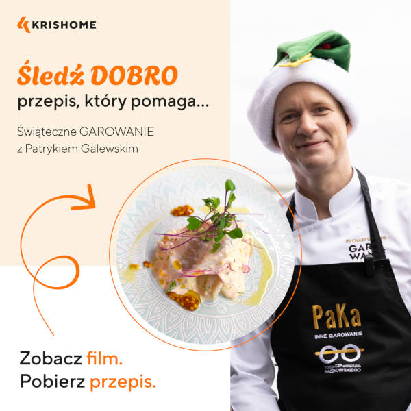 Śledź DOBRO – przepis na udane święta od KRISHOME