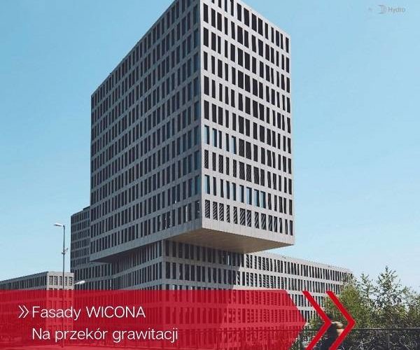 Biurowiec Kap West w Monachium z fasadami WICONA – na przekór grawitacji