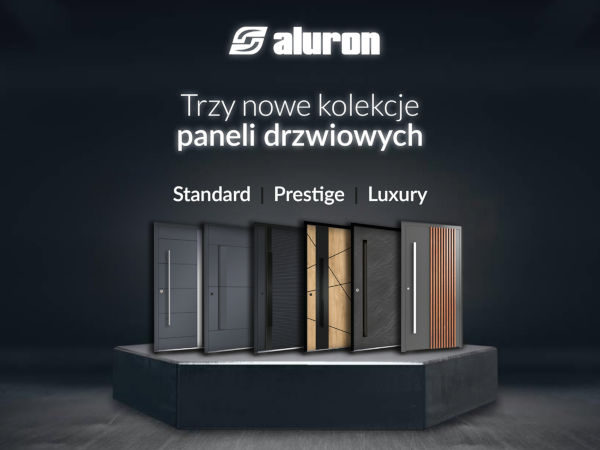 Nowe wzory paneli drzwiowych w ofercie Aluron