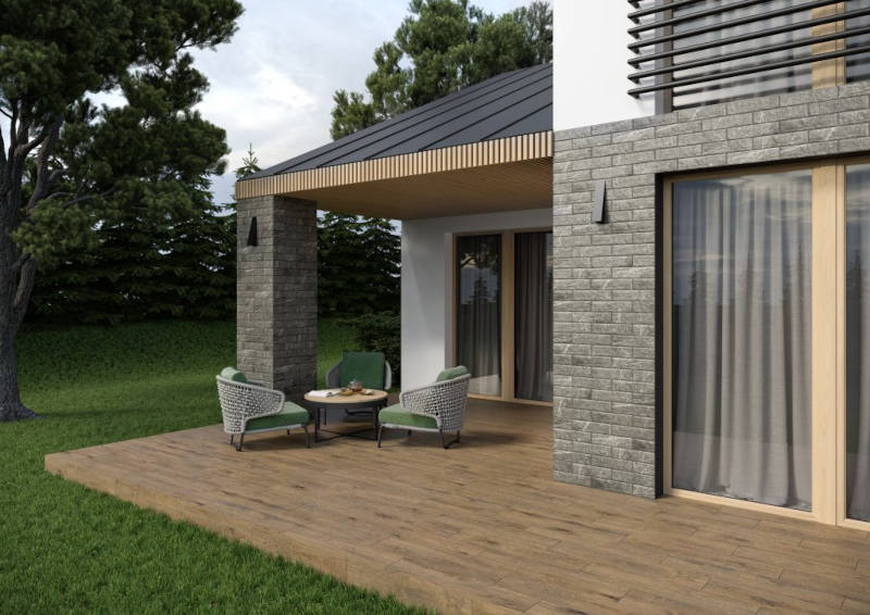 Elewacja w stylu skandynawskim. Prosto i funkcjonalnie